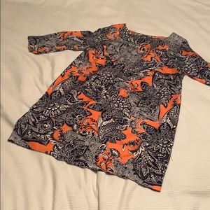 Colorful shift dress